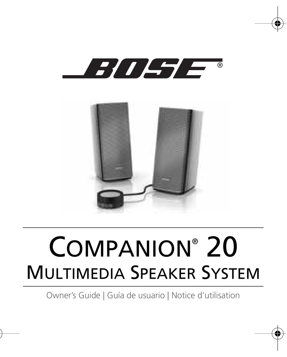 BOSE Companion 20 動作確認済み Companion® 20 multimedia speaker system