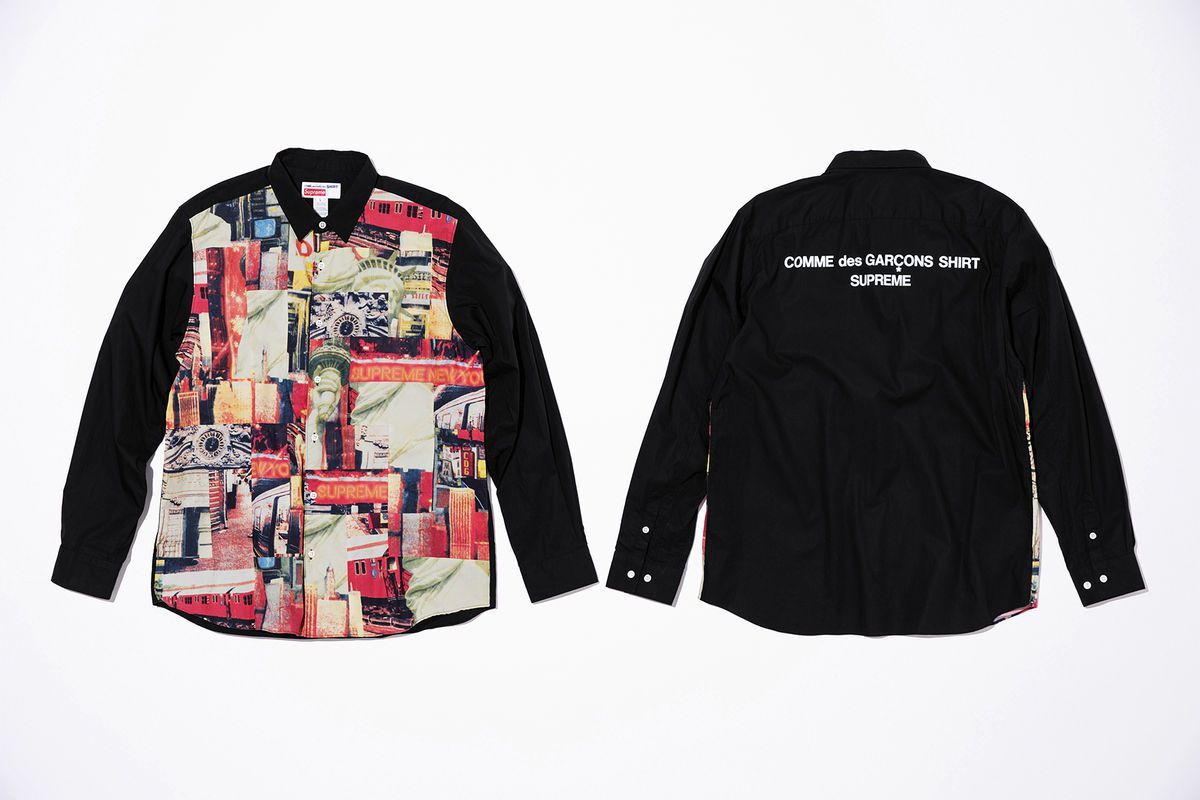 The new collaboration Supreme x COMME des GARÇONS SHIRT - nss magazine