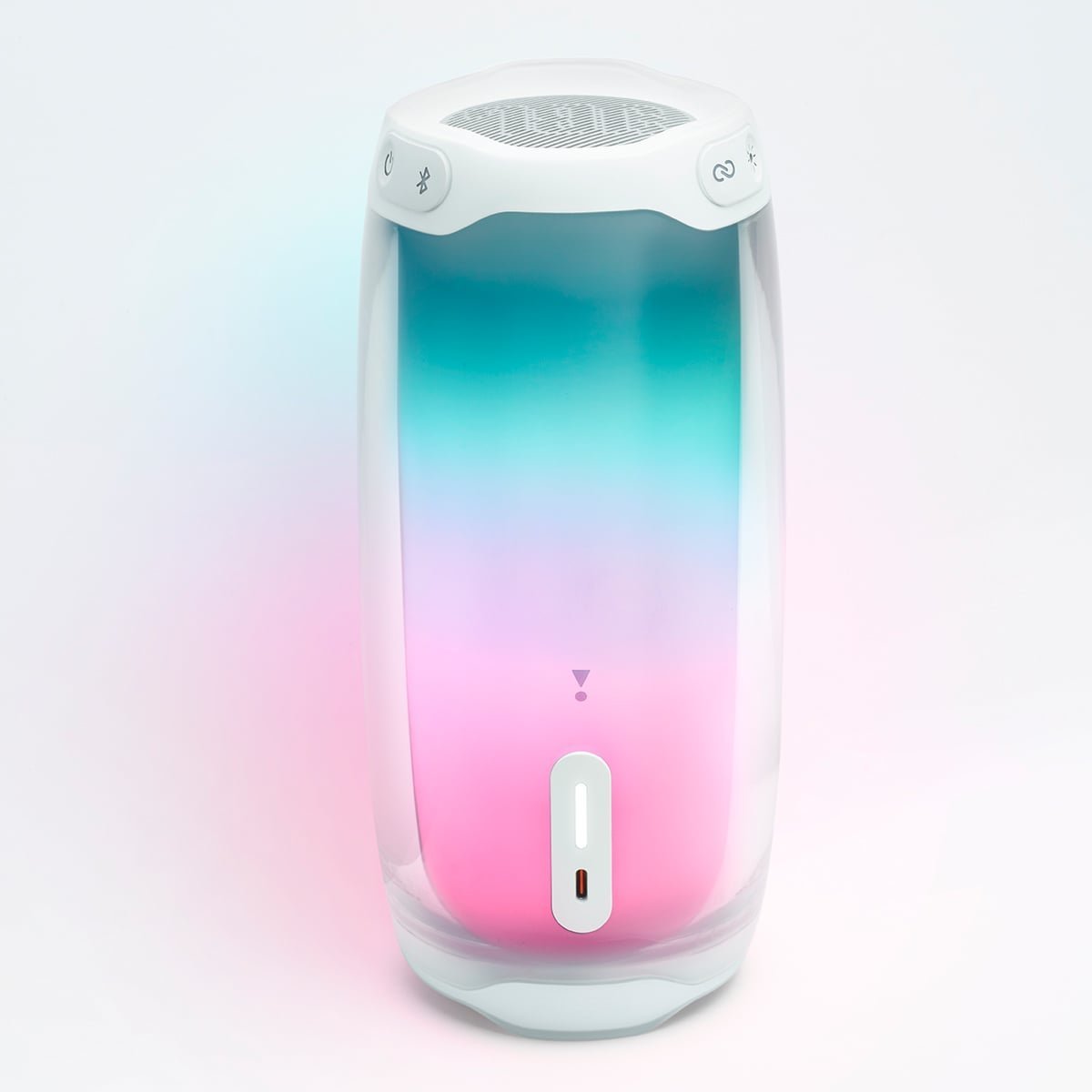 JBL Pulse 4 Portable Bluetooth Speaker w LED Lightshow, White