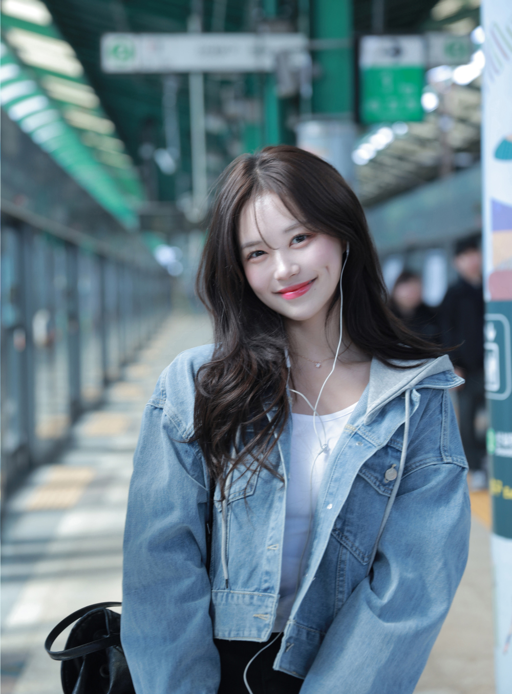 レイヤードフード付きデニムジャケット(2color) | ファッション通販