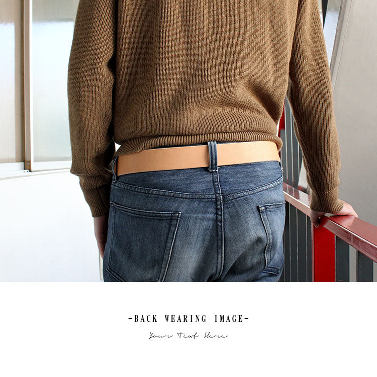 DaysArt 日本製 レザーベルト 姫路昭南レザー 極厚 メンズ 本革