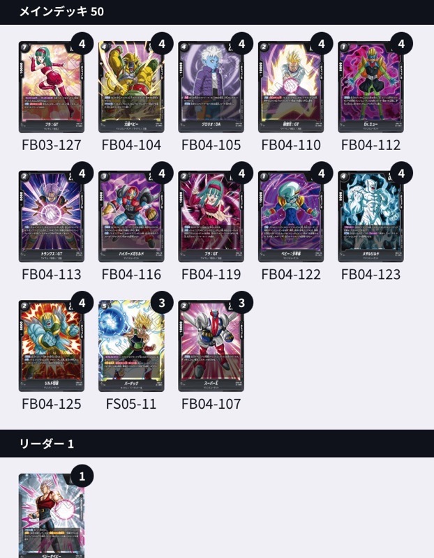 限界を超えし者編】4弾環境アルバト優勝報告まとめ③/悪ブウの時代