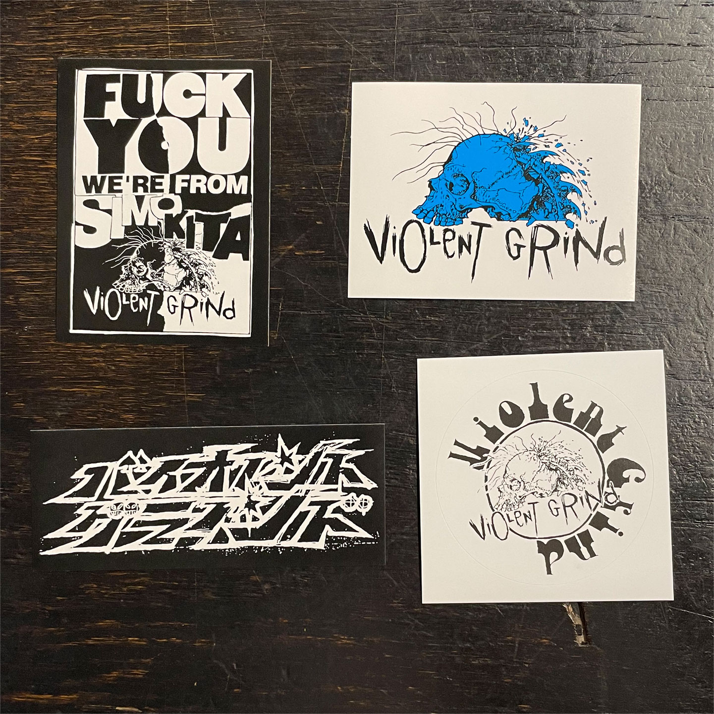 VIOLENT GRIND ステッカーセット | 45REVOLUTION