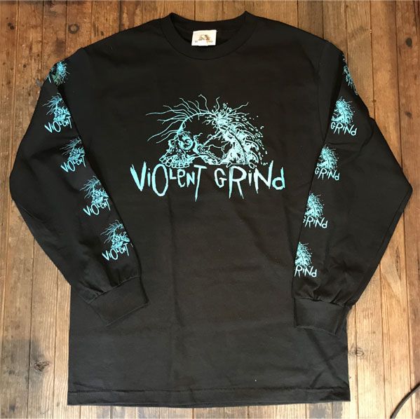 VIOLENT GRIND ロンT Pushead Logo | 45REVOLUTION