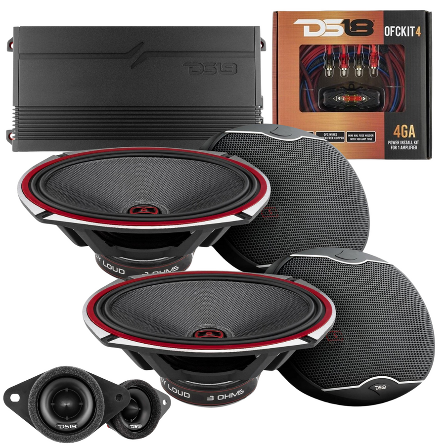 2012-2017 Toyota Camry - DS18 ZXI Series Speaker Package with