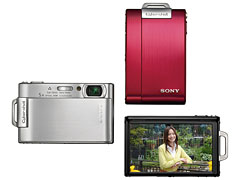 ソニー、笑顔でシャッターが切れる「サイバーショットDSC-T200/T70」