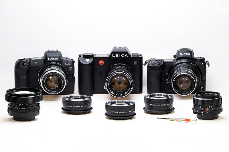 RAYQUAL、アジャスト機能付き「M42レンズ用マウントアダプター」に