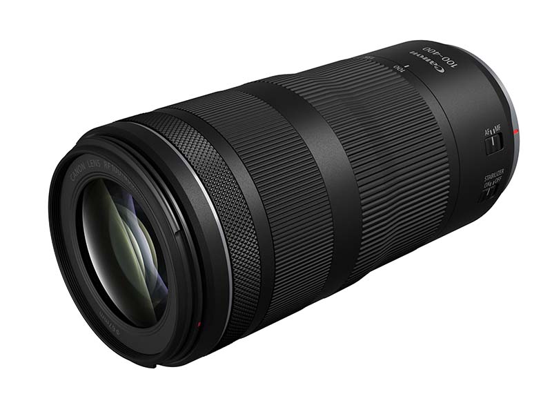 キヤノン、RFマウント初の手頃な超望遠ズーム「RF100-400mm F5.6-8 IS