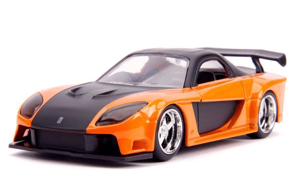 京商 ミニカー | JADA TOYS 1/32 F&F マツダ RX-7 オレンジ (ハン) [No