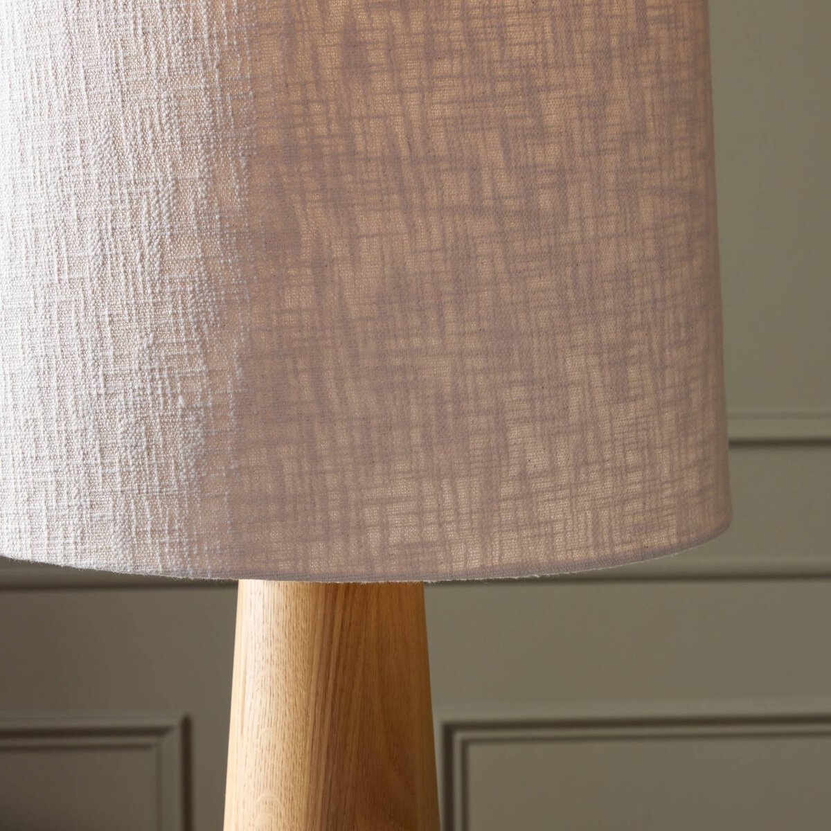Nora Drum Floor Lamp Light Oak Four Hands