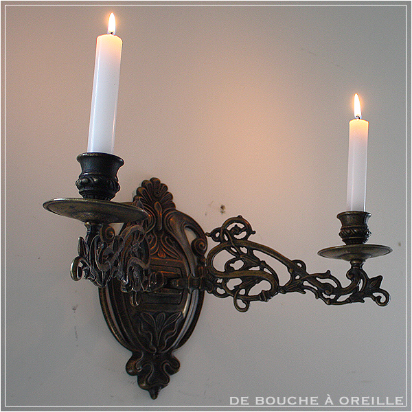 オールドバカラ アンティーク DE BOUCHE A OREILLE / bougeoir de