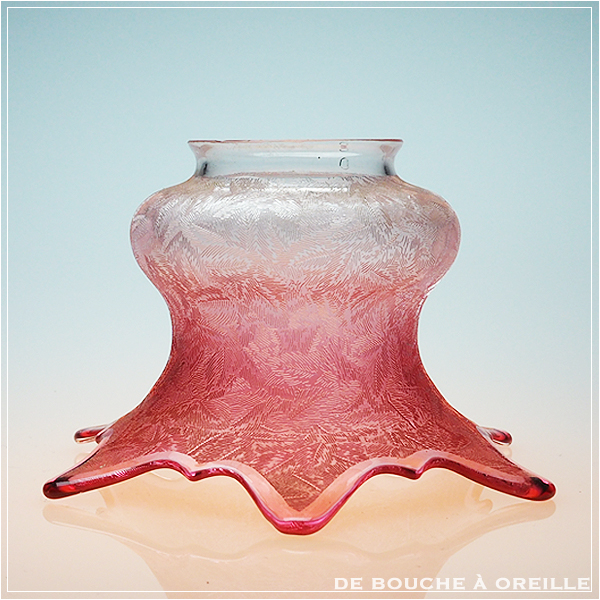オールドバカラ アンティーク DE BOUCHE A OREILLE / lampshade