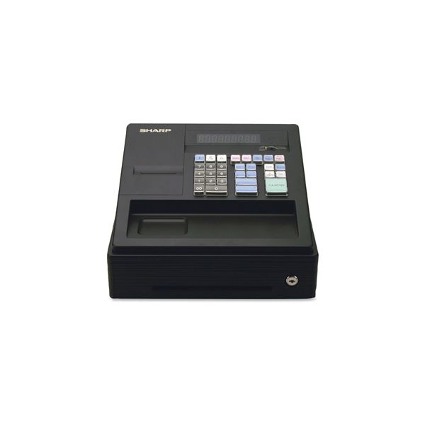 Sharp XE A107 Cash Register, Drum Printer, 80 Lookups, 4 Clerks
