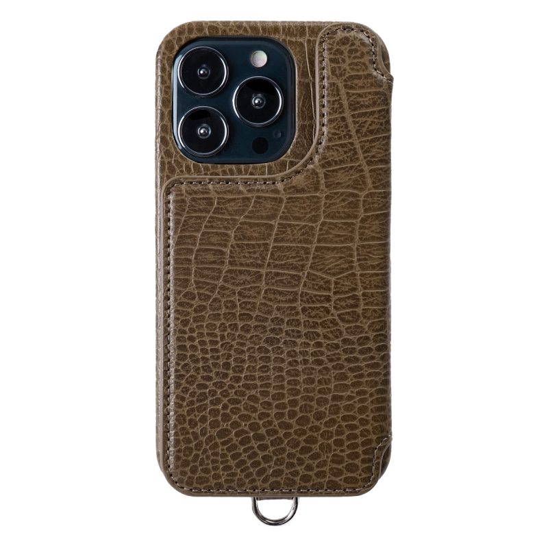 POCHE FLAT CROCO iPhone14Pro