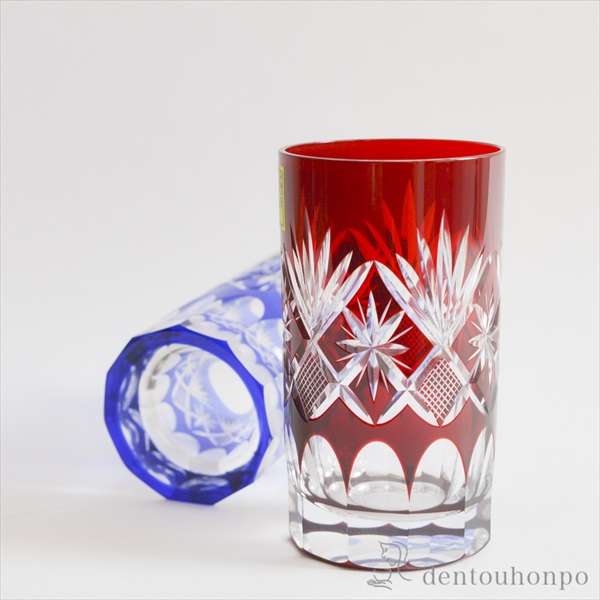 送料無料】 星切子 タンブラー ペア / 田島硝子 ビールグラス