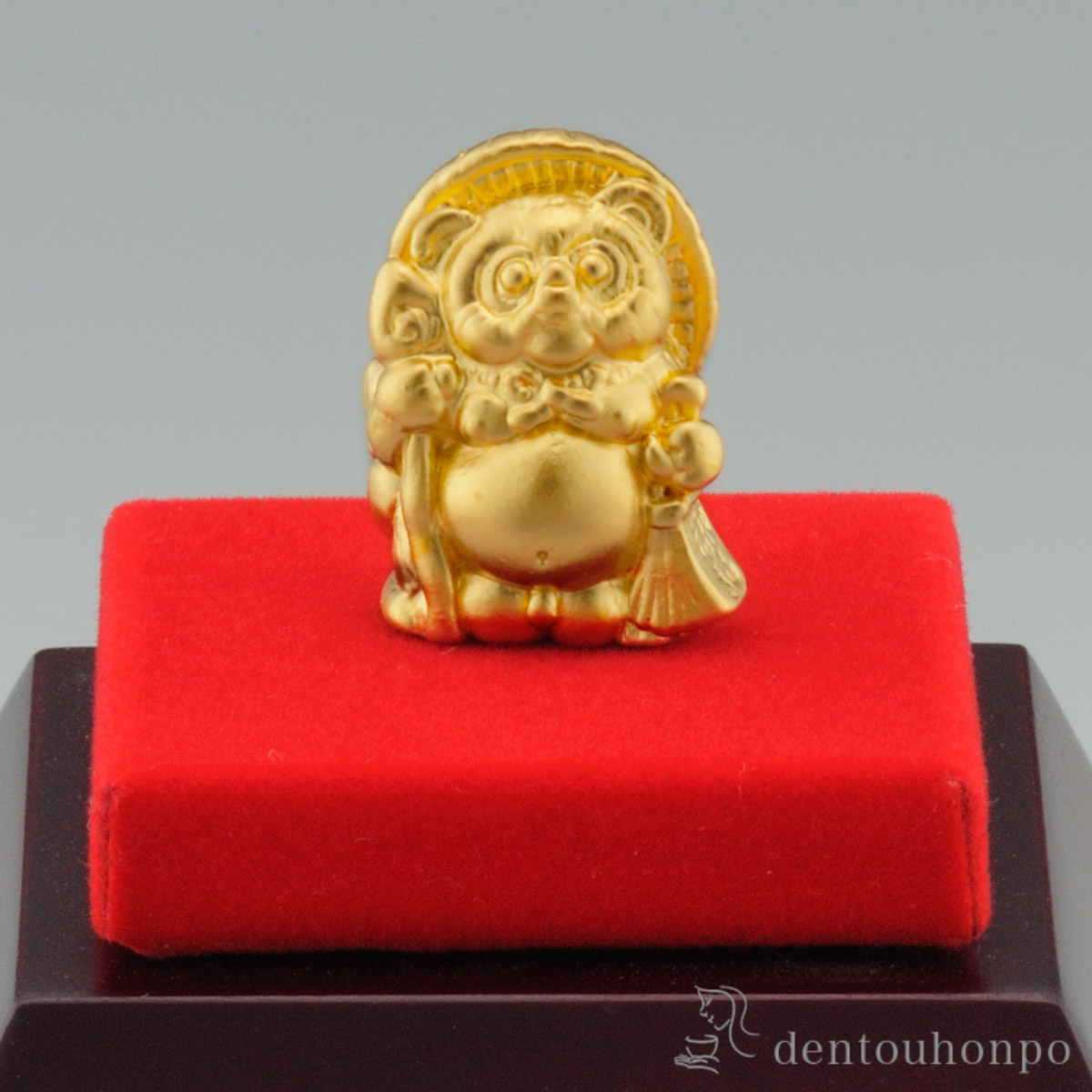 送料無料】 純金 たぬき 2g / 高級 コレクション 美術品 工芸品 伝統