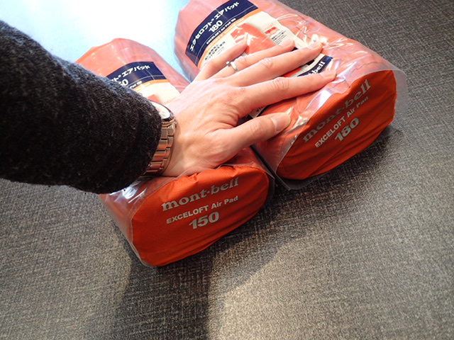 モンベル「エクセロフト エアパッド150＆180」「ポンプバッグ」新作