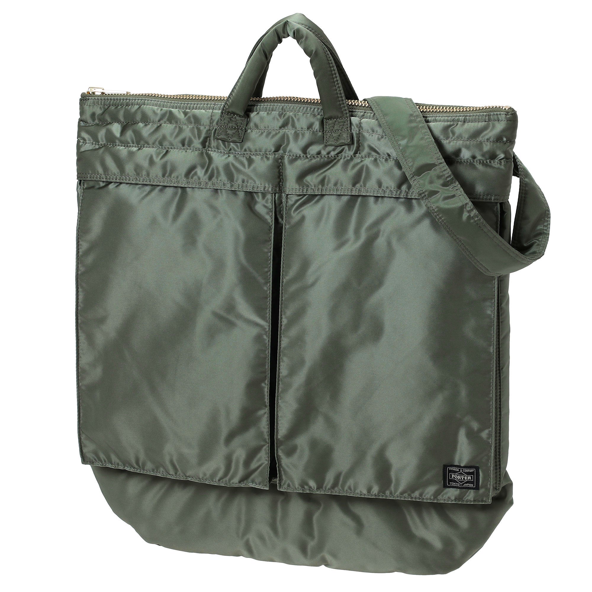 Porter - Yoshida & Co. Tanker 2way Helmet Bag - Sage Green (622