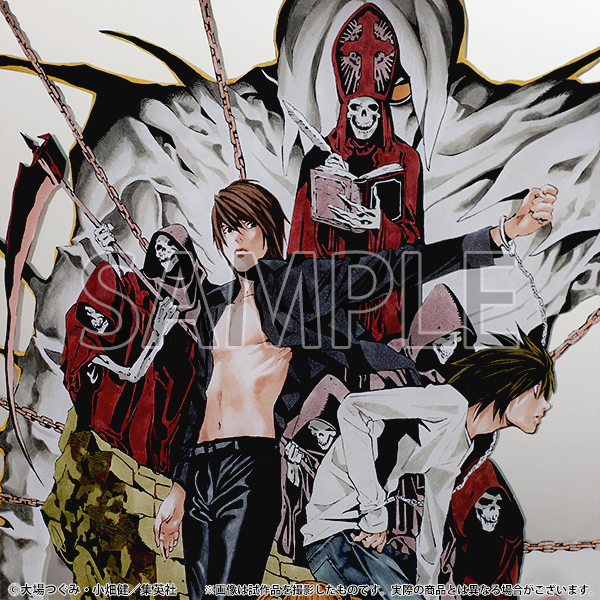 受注商品】パブミラー／B | DEATH NOTE EXHIBITION-Revival- | 原画展