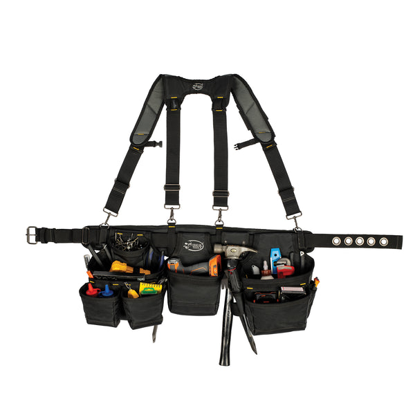 Ballistic Framer's Tool Belt with Suspenders
