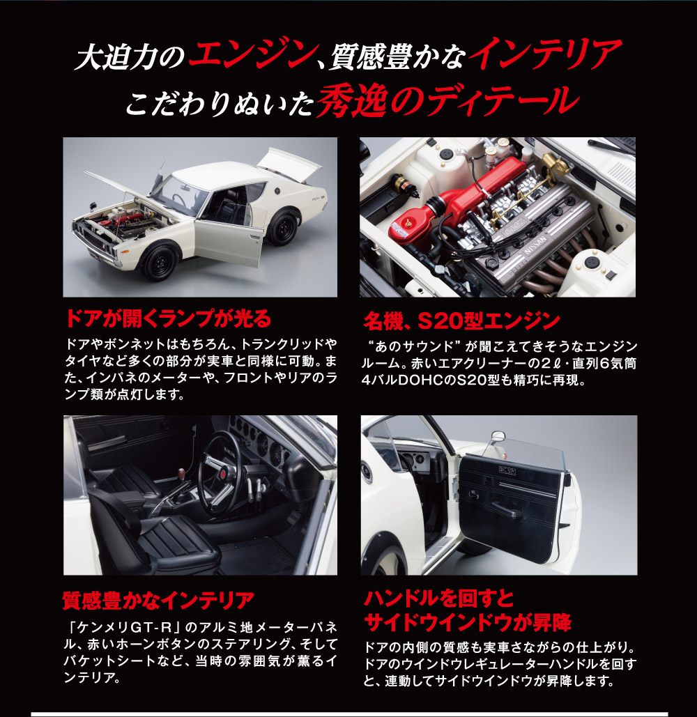 スカイライン2000GT-R【全100号】キット | デアゴスティーニ公式