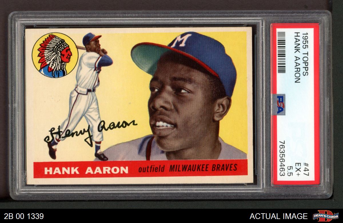 1955 Topps #47 Hank Aaron