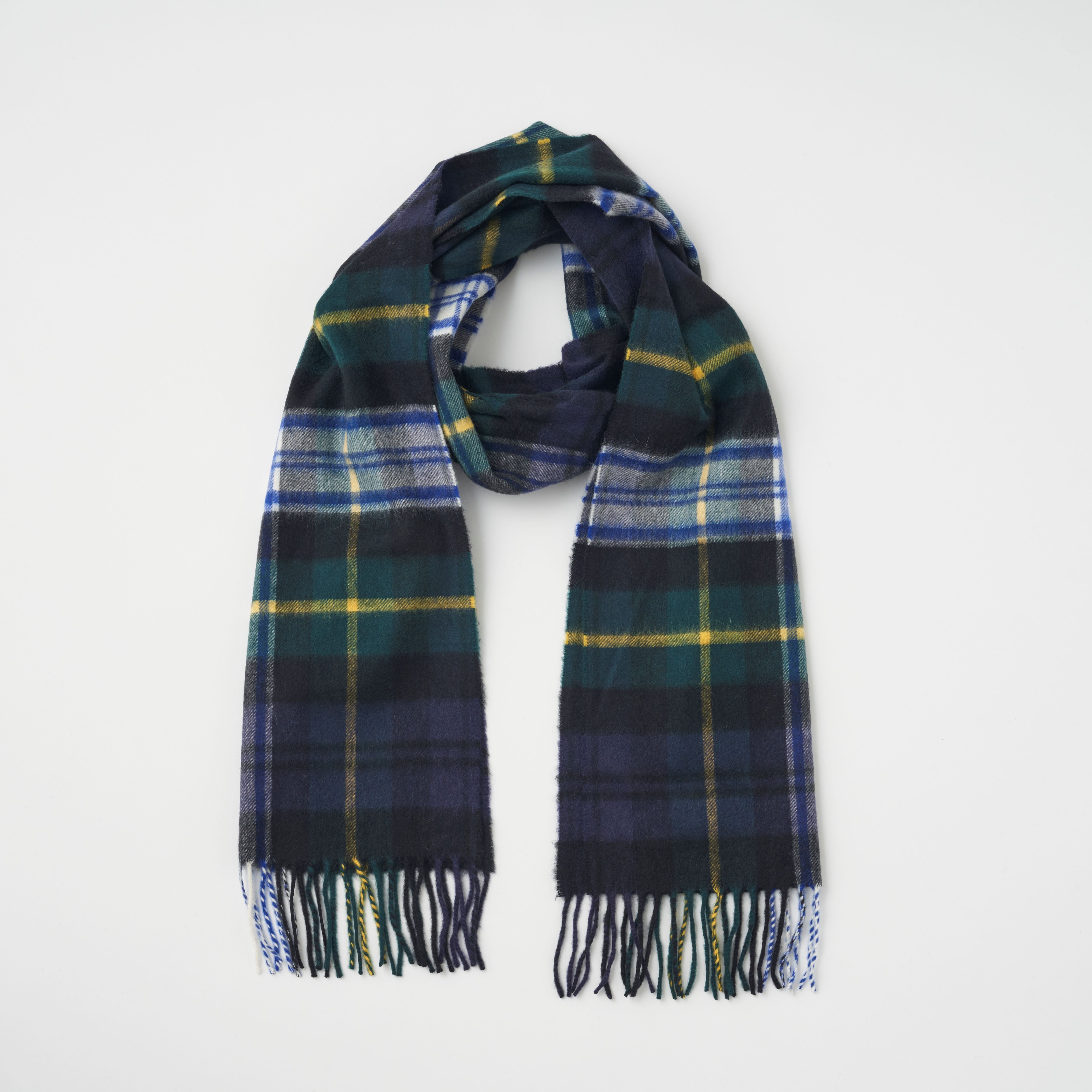 マフラー】ジョンストンズオブエルガン｜カシミヤ タータンチェック