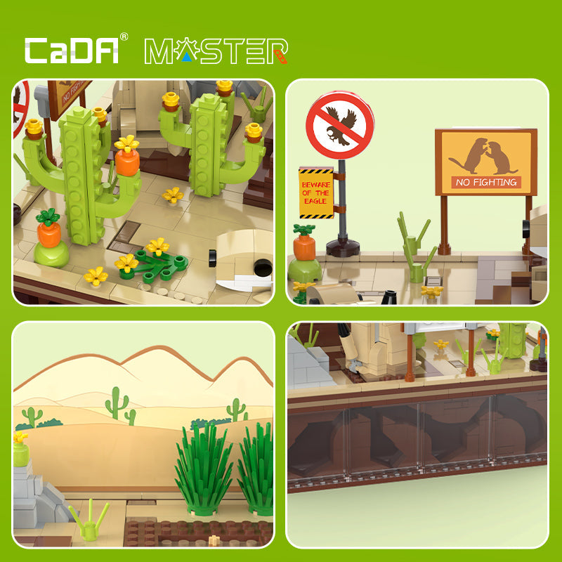 CaDA Master Steam Series Prairie Dogs Kinetic C71008W – Doublee_CaDA