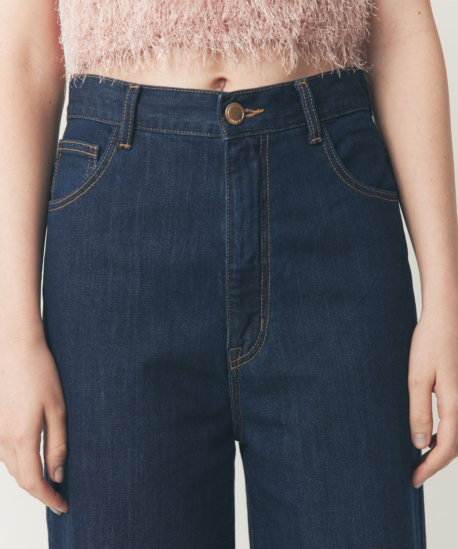 ハートポケットデニムパンツ