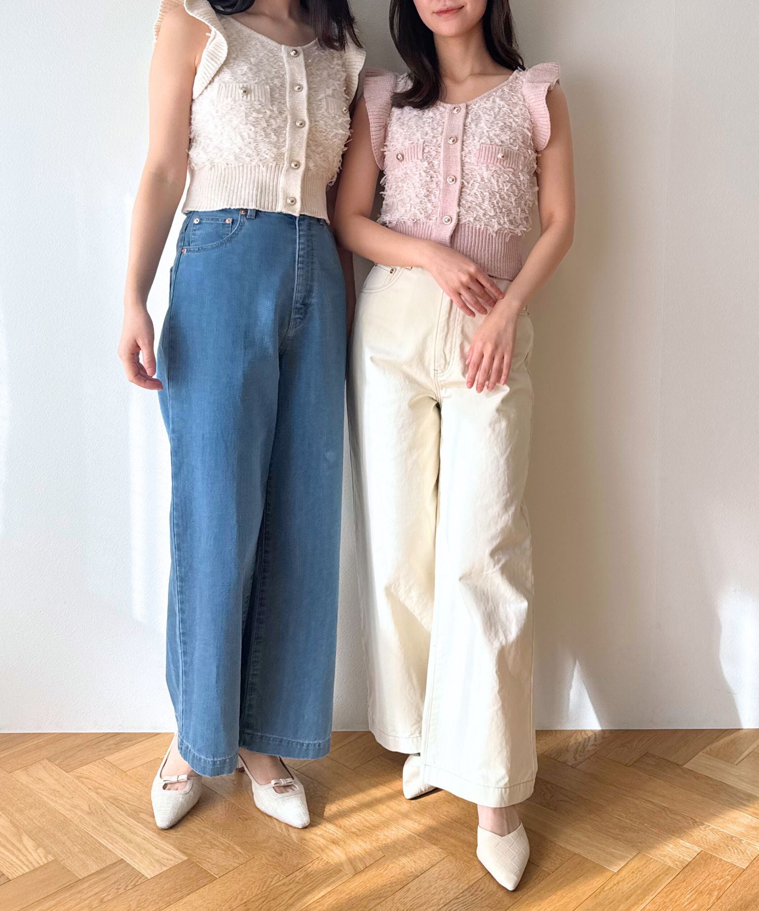 ハートポケットデニムパンツ