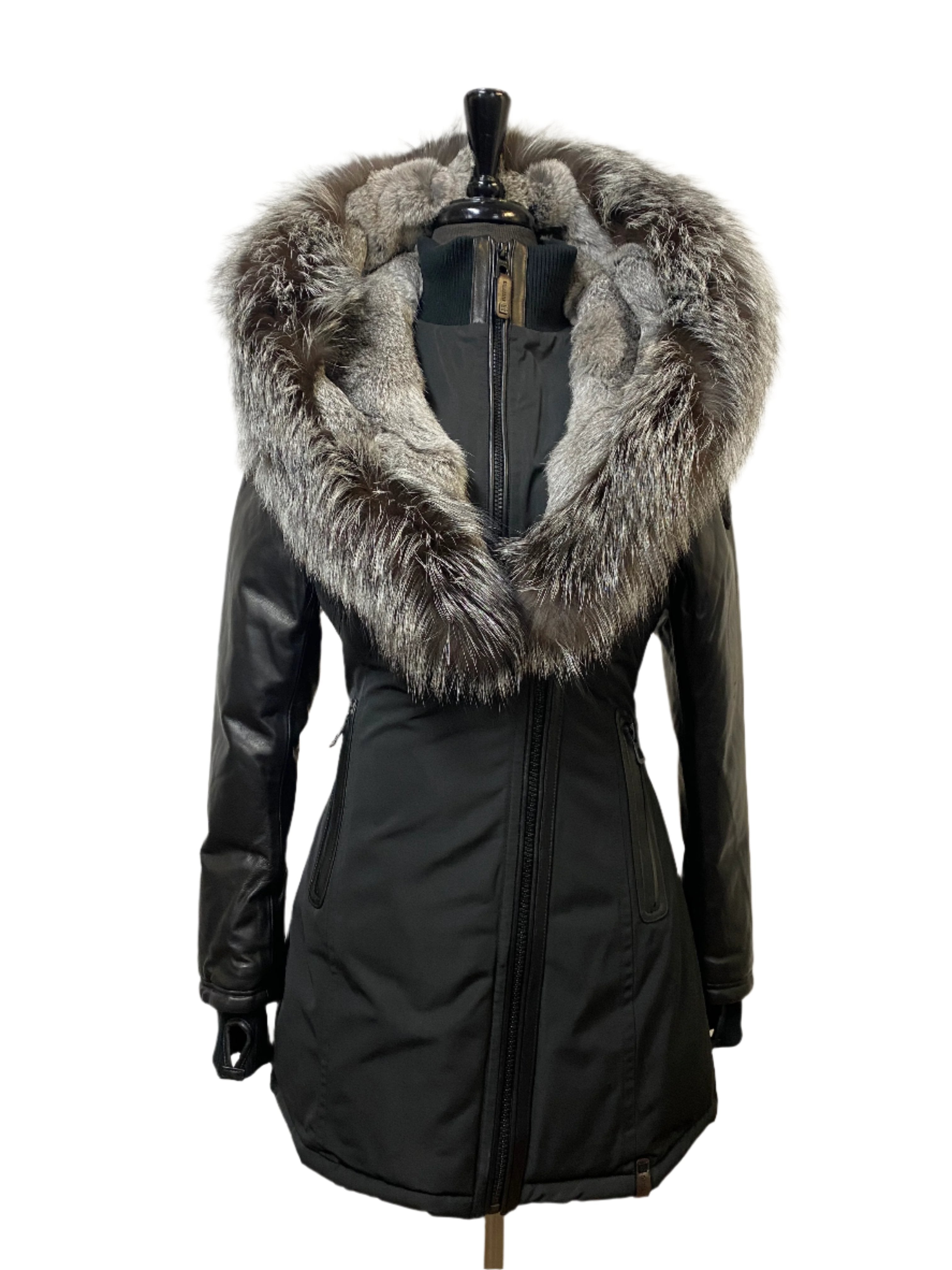 Grace Down Parka With Fur Trim | Dejavu | Coat Jacket – Dejavu NYC