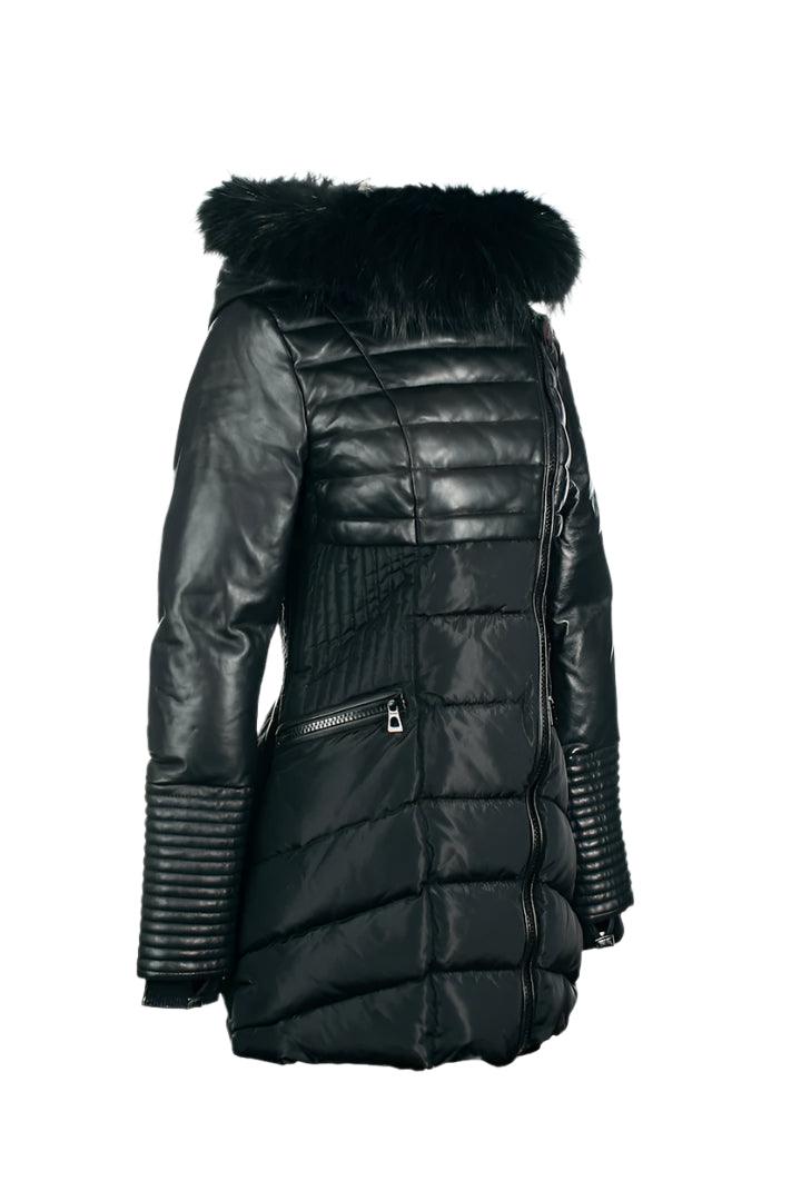 Dejavu Silvia Down Leather Jacket | Coat, Jacket – Dejavu NYC