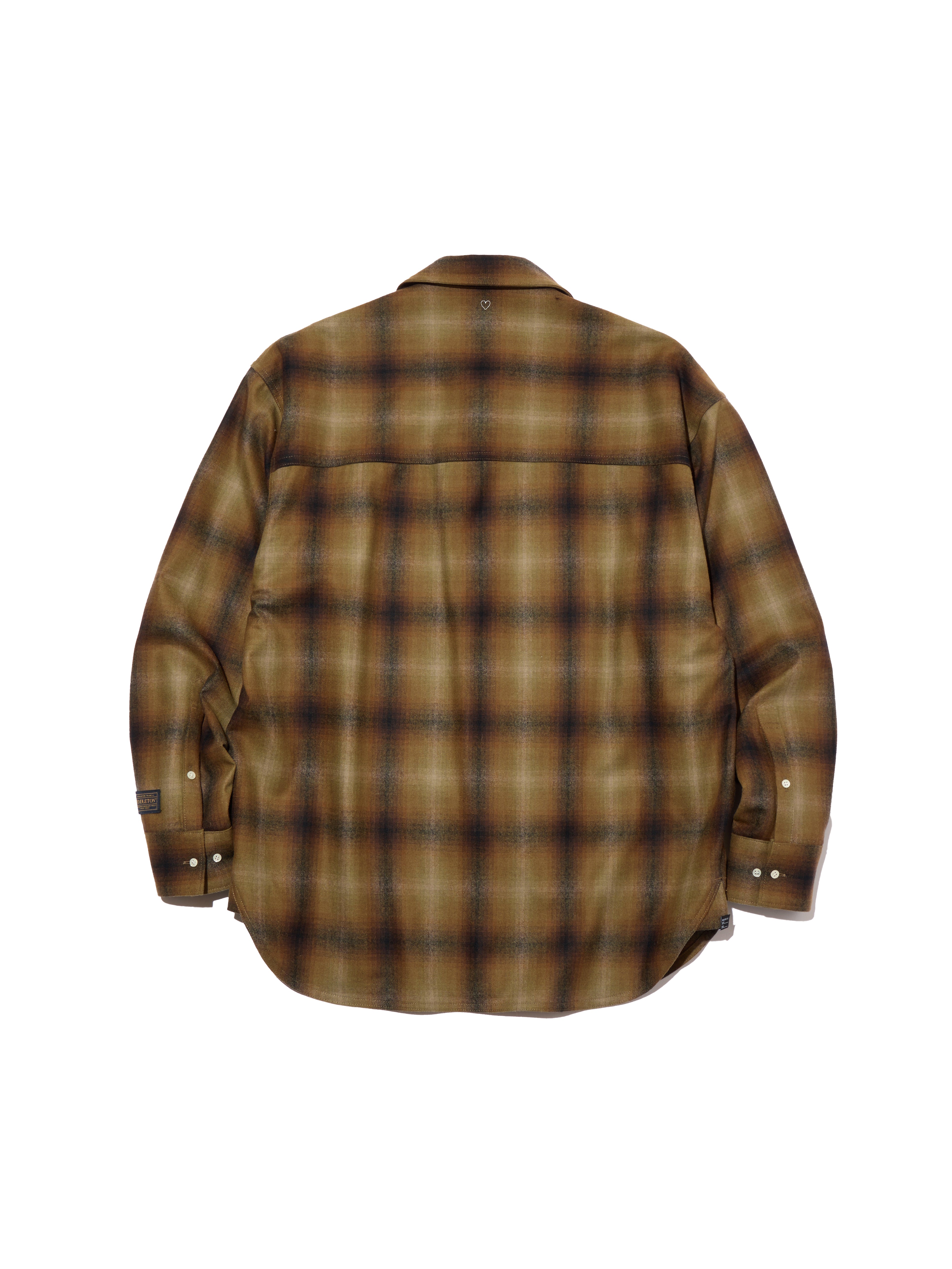 DELUXE x BASICKS x PENDLETON SHIRTS BROWN – DELUXE2003