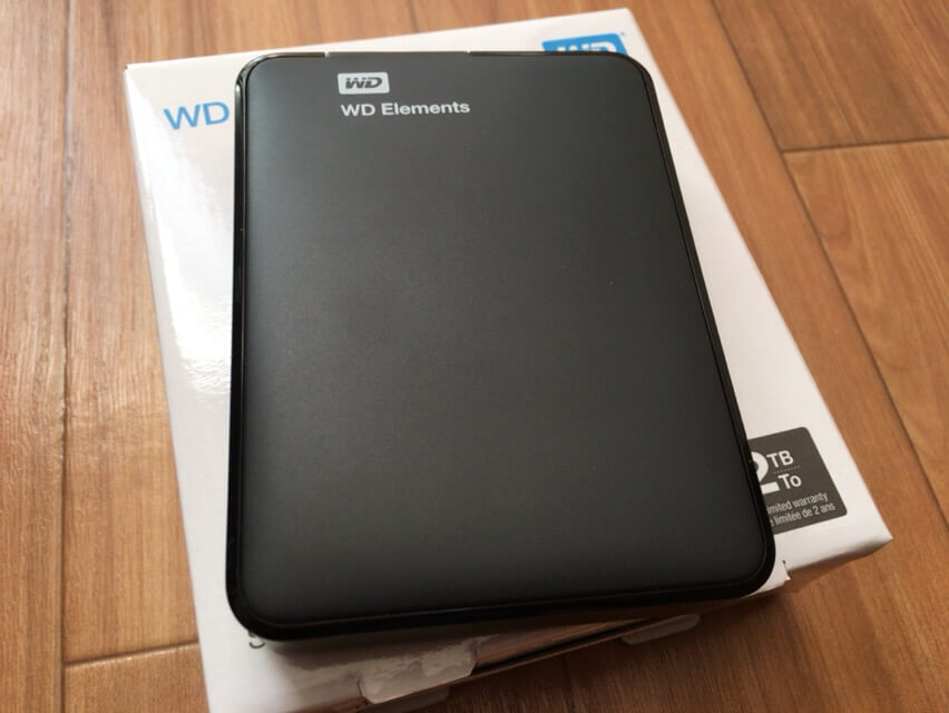 ポータブルハードディスク 「WD Elements」レビュー！外部電源不要