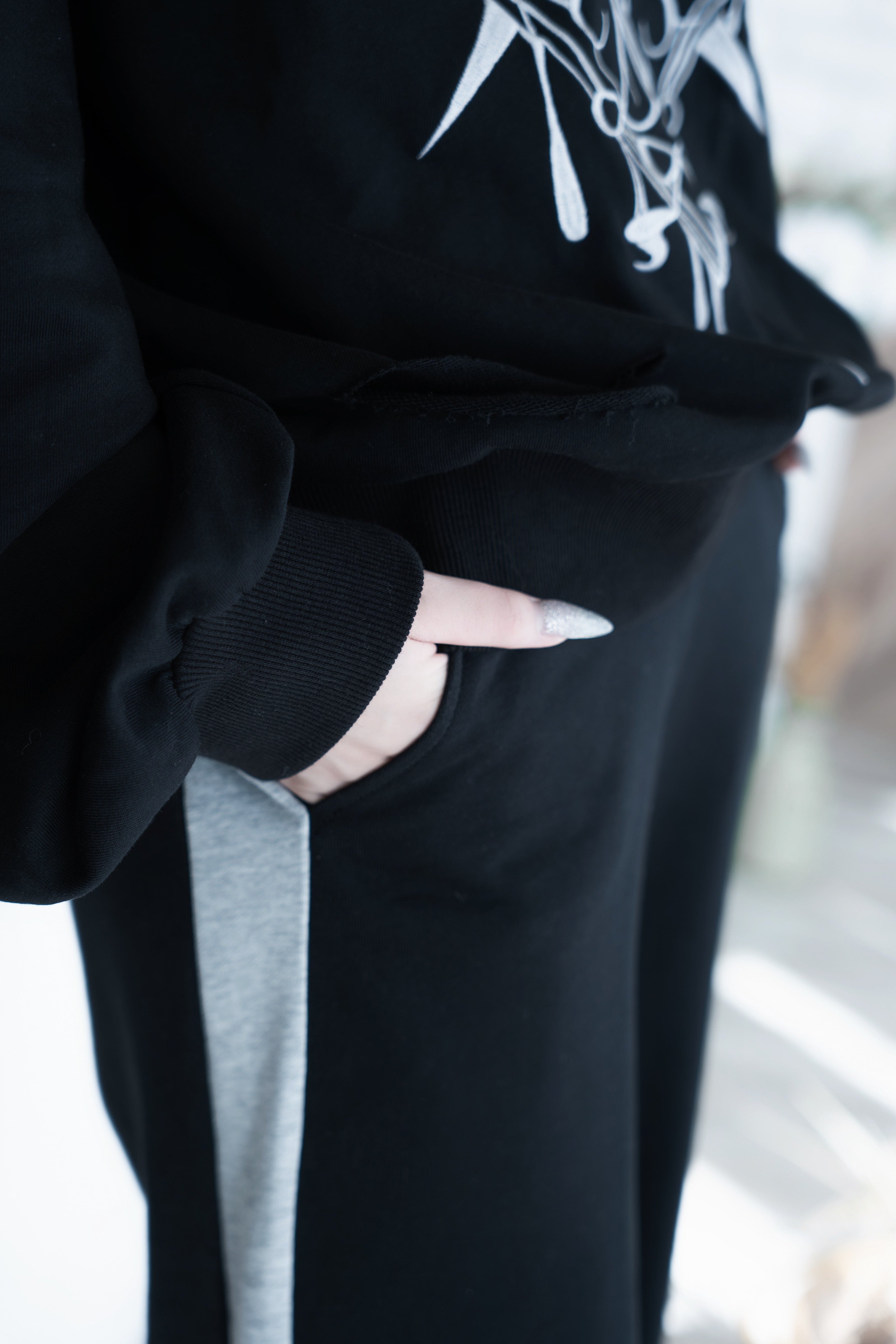 dd cat thorny sweat setup black