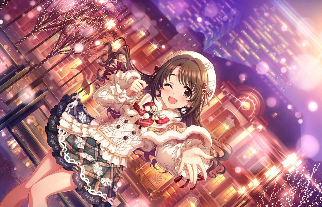 デレステ】クリスマス限定SSR［ココロ・イルミネーション］島村卯月