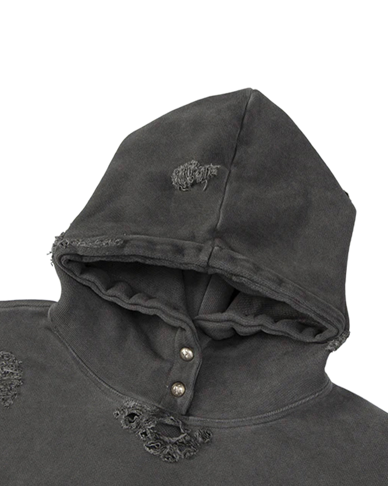 THUG CLUB(サグクラブ)「 ROCK HOODIE / GREY 」 | Detail Application