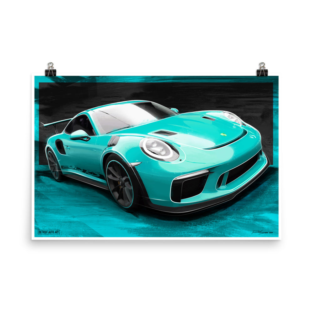 PORSCHE 911 GT3 RS N.01 - DETROIT AUTO ART