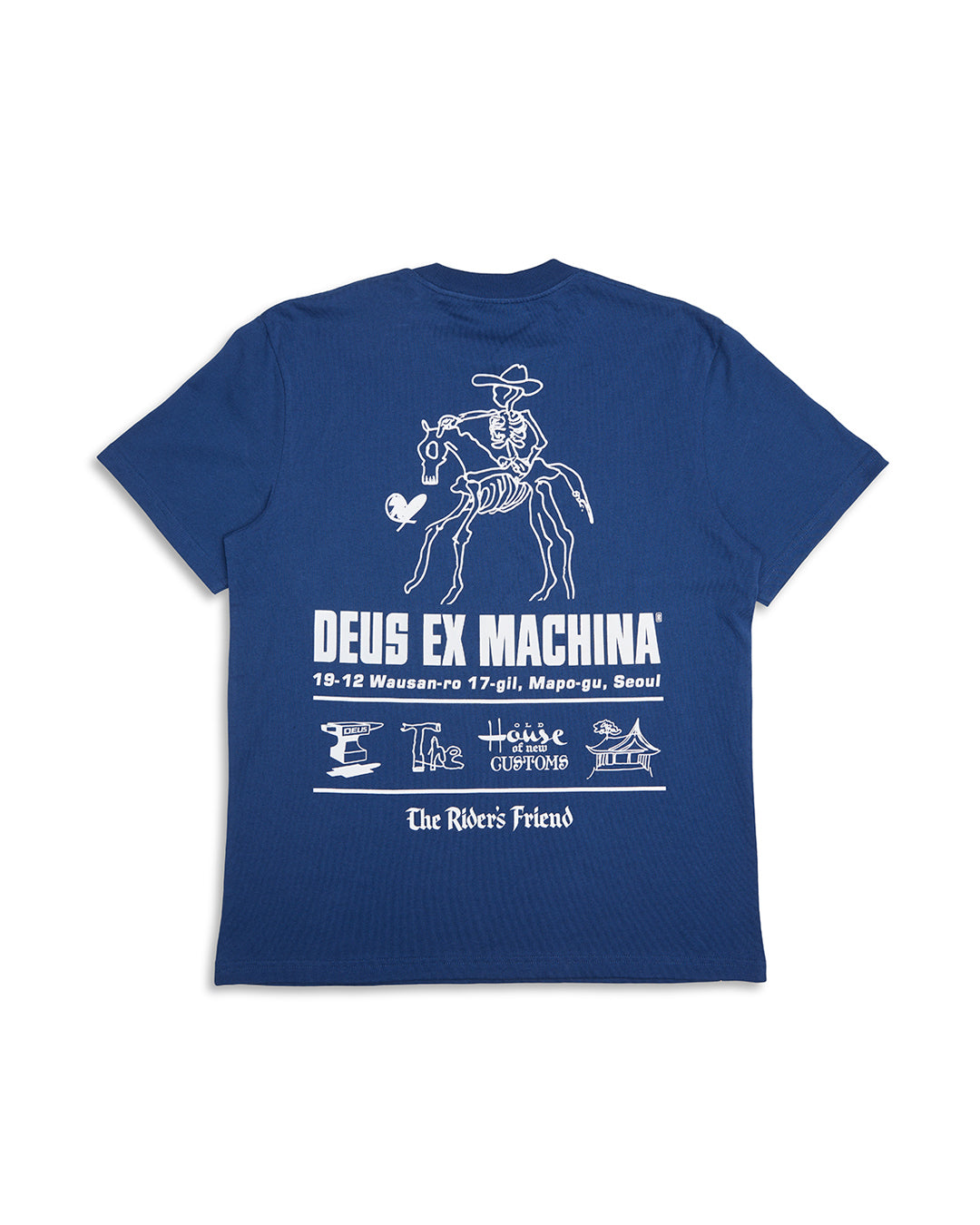Tees | Deus Ex Machina | Seoul Address Tee Mechanic Blue – Deus Ex