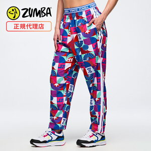 ZUMBA ズンバ ユニセックス 総柄 ロゴ ロングパンツ の通販 価格8800円