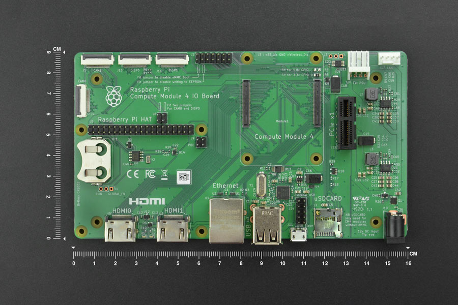Raspberry Pi Compute Module 4 IO Board - DFRobot