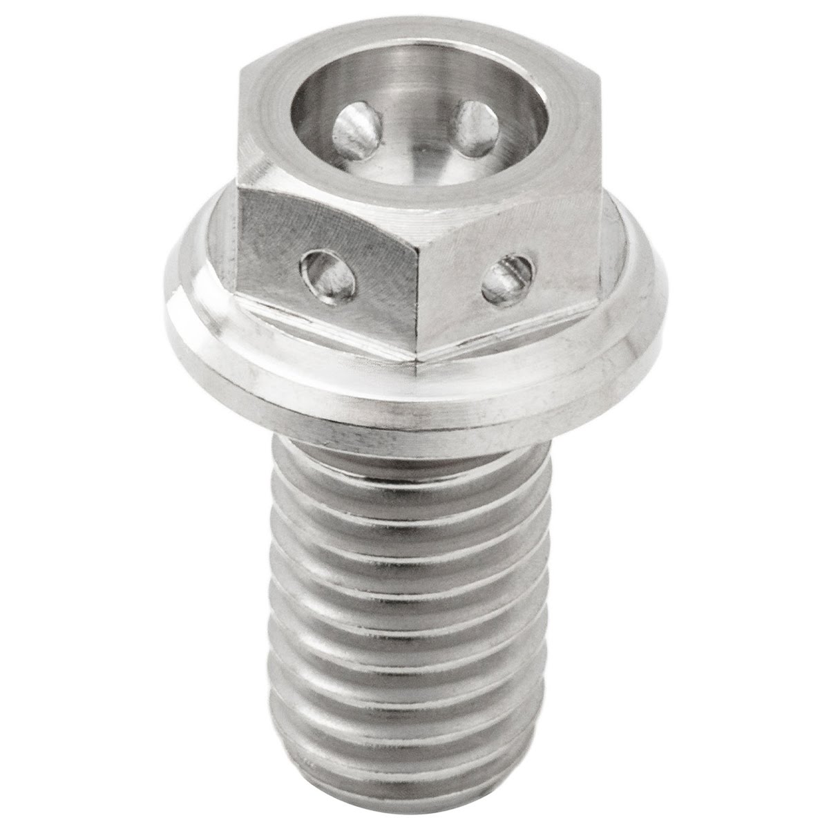 ZETA RACING ZETAチタン フランジボルト ワイヤーロック穴付き