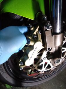 ZX-12R TOKICO 6POTキャリパー オーバーホール 装着 - D-EVO