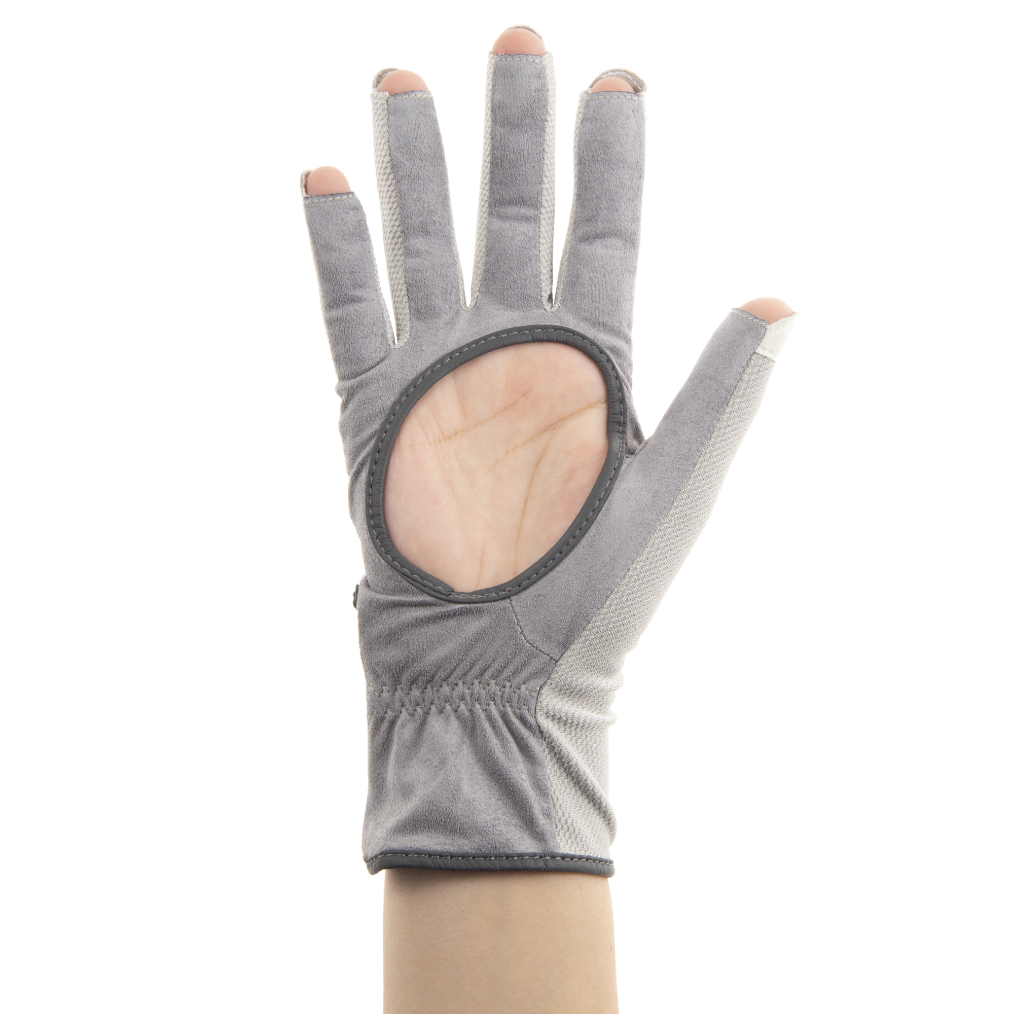 レディスグローブ〈ネイルスルータイプ〉（両手セット）（手のひら側穴