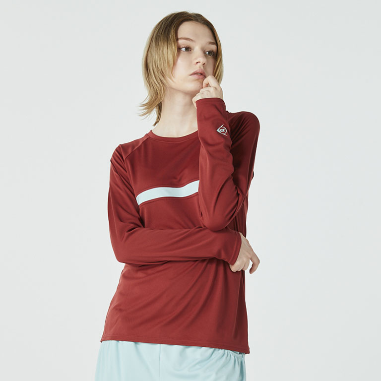 WOMEN'S 25秋冬 LONG-SLEEVE T-SHIRT DAL-8563W | ダンロップスポーツ