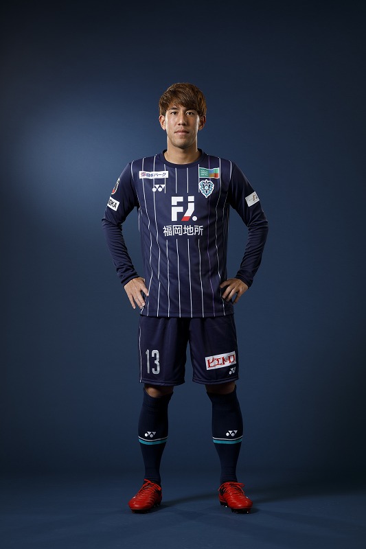 アビスパ福岡】#13 木戸 皓貴選手着用済みサイン入りユニフォーム