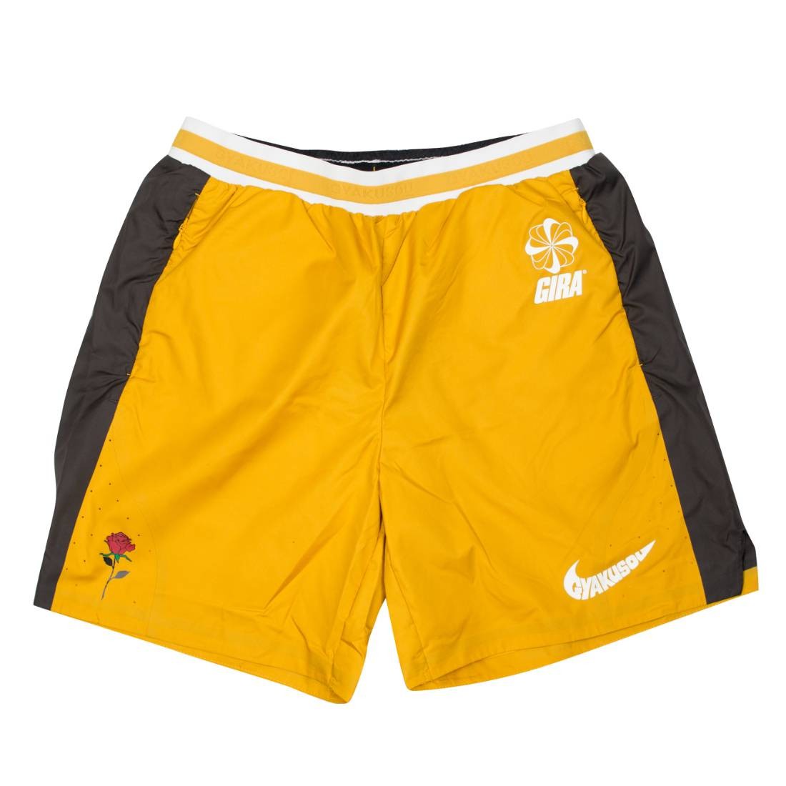 nike men nrg na utility shorts mineral yellow deep pewter sail