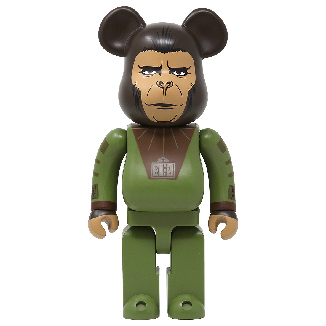 Medicom Planet Of The Apes Cornelius 400% Bearbrick Figure green
