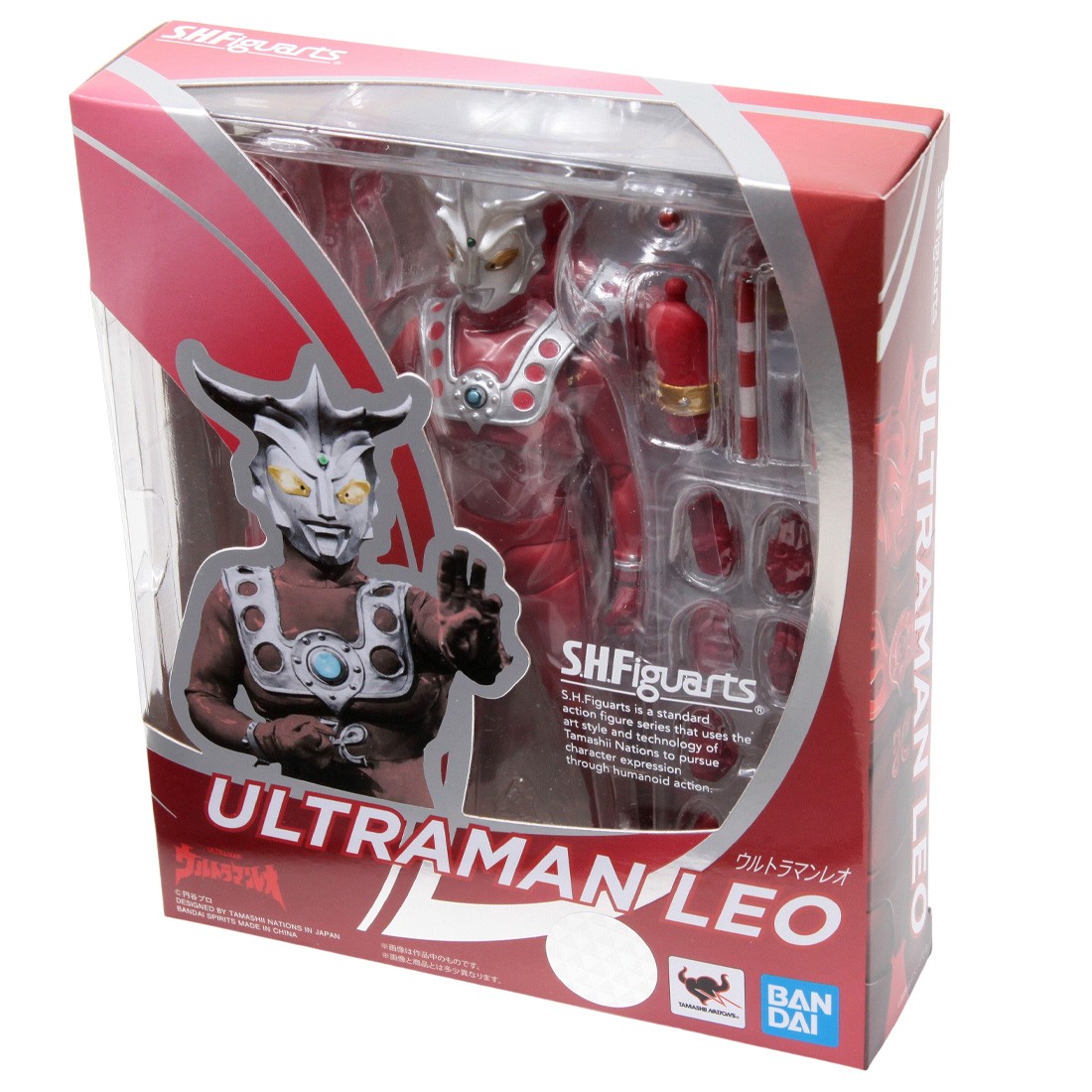 Bandai S.H.Figuarts Ultraman Leo Figure red
