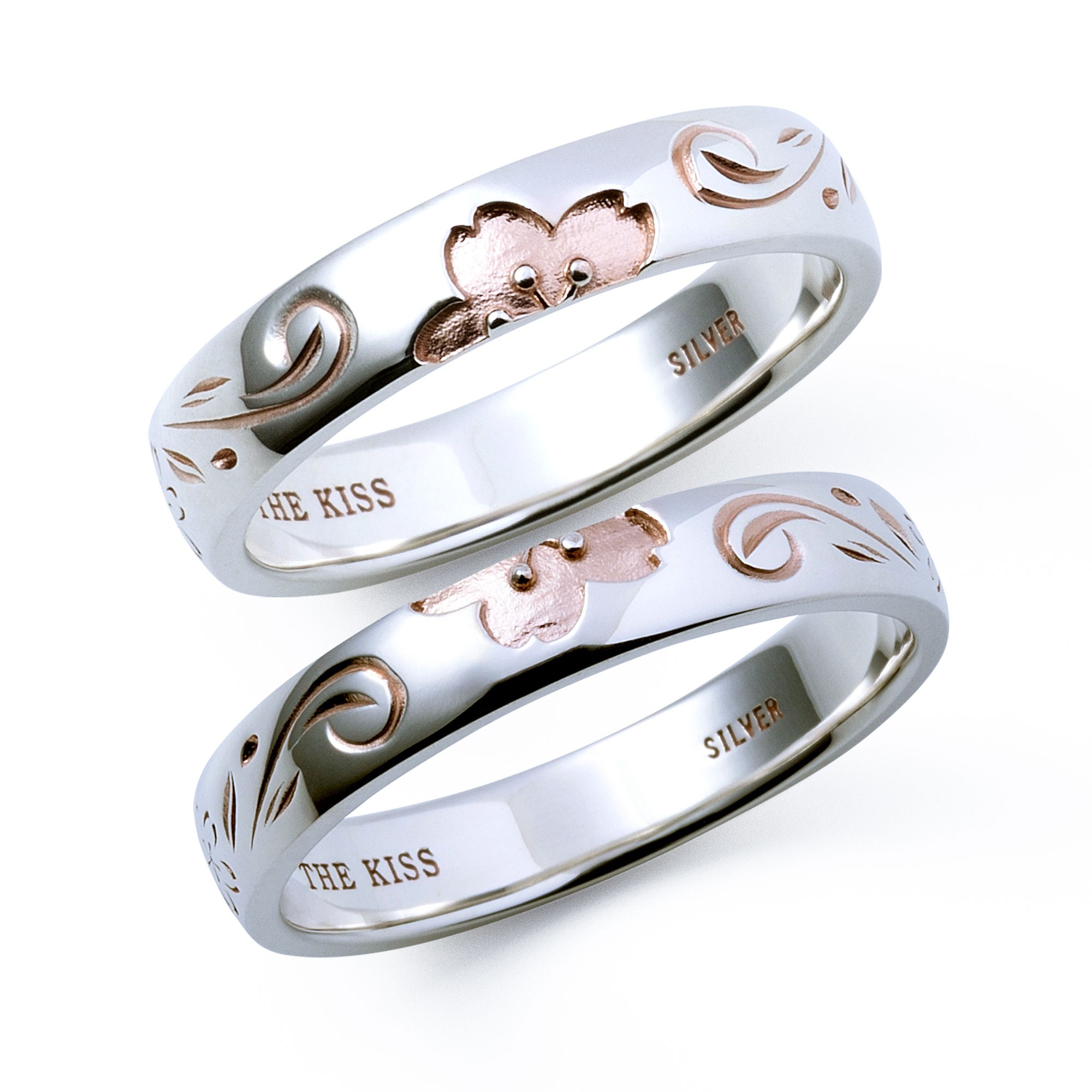 シルバー ペアリング SR1572-1573｜THE KISS（ザ・キッス）公式通販